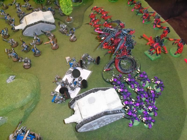 warhammer 40k tyranid ork battle report