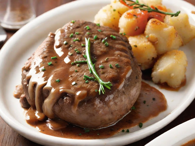 Resep Chef, Resep Masakan Rumahan - Salisbury Steak - chefrumahan.my.id