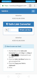 Download Shortlink / Safelink free premium Blogger