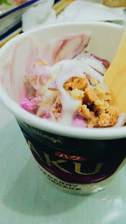 Glico Wings HAKU Blueberry Cheesecake Ice Cream