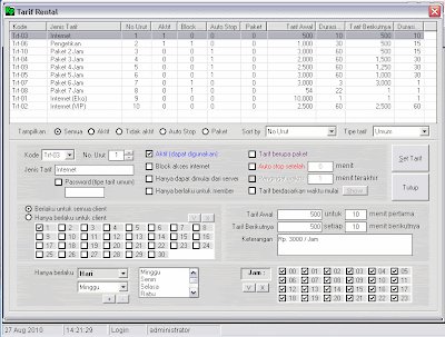 Billing Warnet