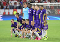 Nogometni Klub MARIBOR - Maribor, Eslovenia - Temporada 2017-18. SEVILLA F. C. 3 (Ben Yedder 3) NK MARIBOR 0. 26/09/2017. UEFA Champions League, fase de grupos. Sevilla, estadio Ramón Sánchez Pizjuán. MARIBOR: Handanovic; Milec, Rajcevic, Billong, Viler; Kabha (Hotic 74’), Vrhovec; Pihler, Ahmedi, Bohar (Kramaric 71’); y Tavares (Masanovic 88’); entrenador: Darko Milanic