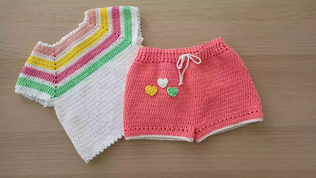 TUTORIAL GRATIS de Conjunto de Niña a Crochet