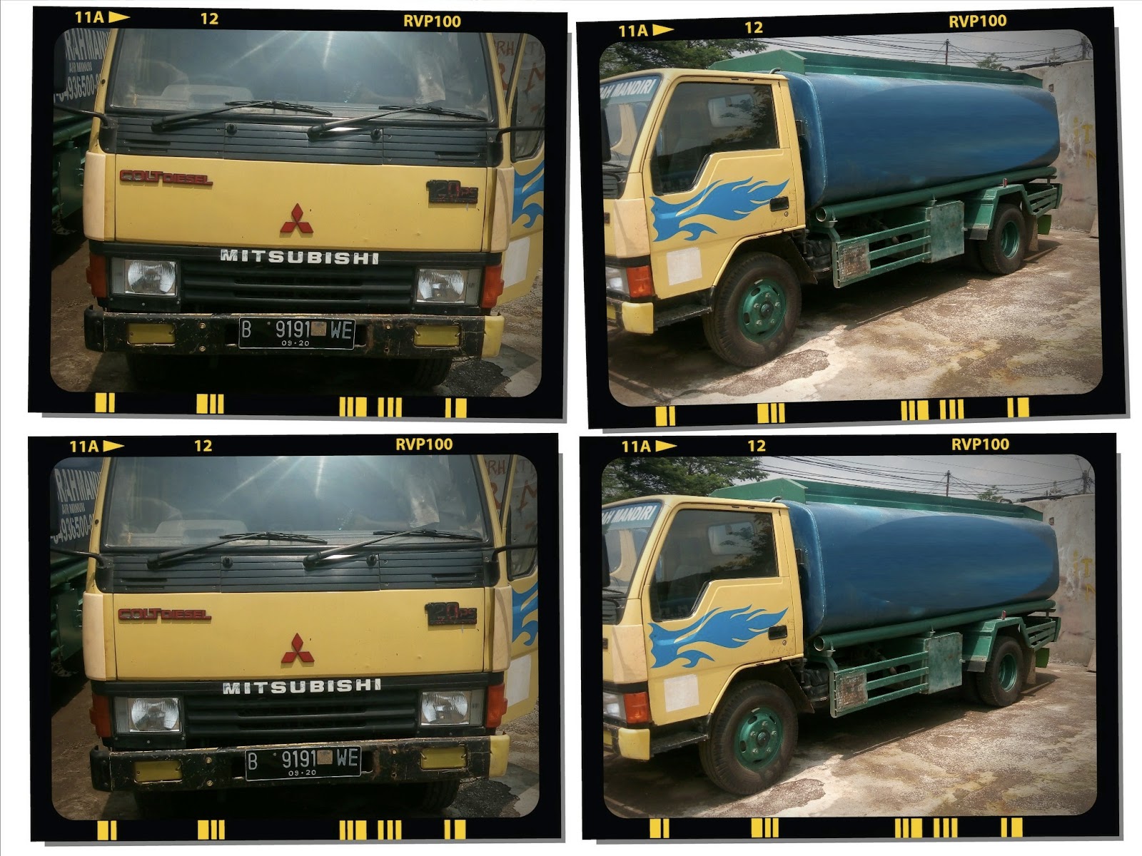 Dijual Mobil Truk  Tangki  8000 Liter Mitsubishi Colt  Diesel  