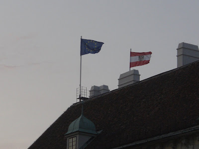 Flags at full staff on the eve of the Imperial funeral