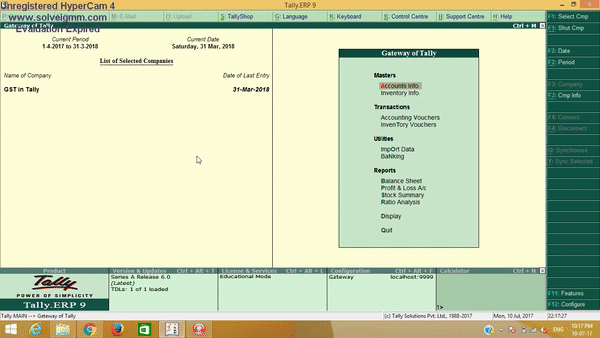 How to Create a GST Taxable POS Invoice in Tally?