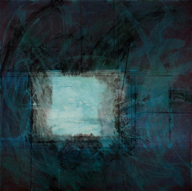 Image of the abstract painting entitled Enceladus by artist Martha Hope Carey