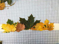 Couronne d'automne avec des feuilles d'arbres tuto couronne d'automne