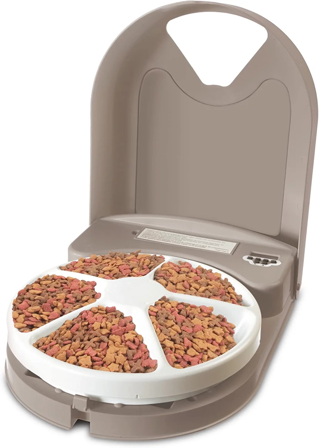 Five-Meal Automatic Dog Food Dispenser