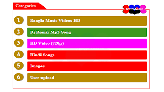 Wapkiz Colorfull Categories Style