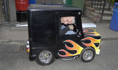Postman Pat Art Car by Perry Watkins