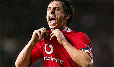 gary neville proud manchester united player