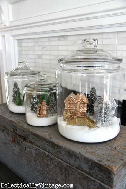 http://eclecticallyvintage.com/2013/11/how-to-make-christmas-snow-globe-jars/