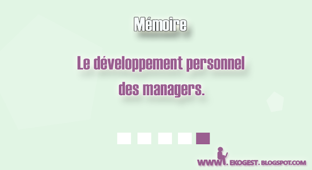 Le développement personnel des managers