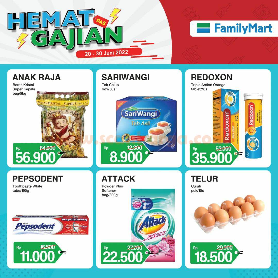 Katalog Promo FamilyMart Hemat Pas Gajian 20 - 30 Juni 2022