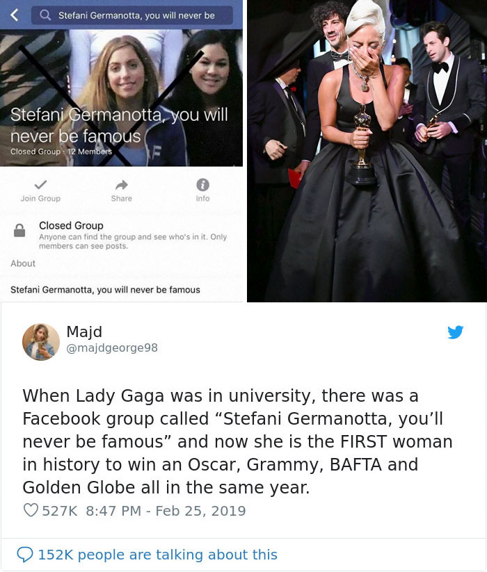 Lady Gaga Was Shamed By Other Students In University Through A Facebook Group For Trying To Become Famous