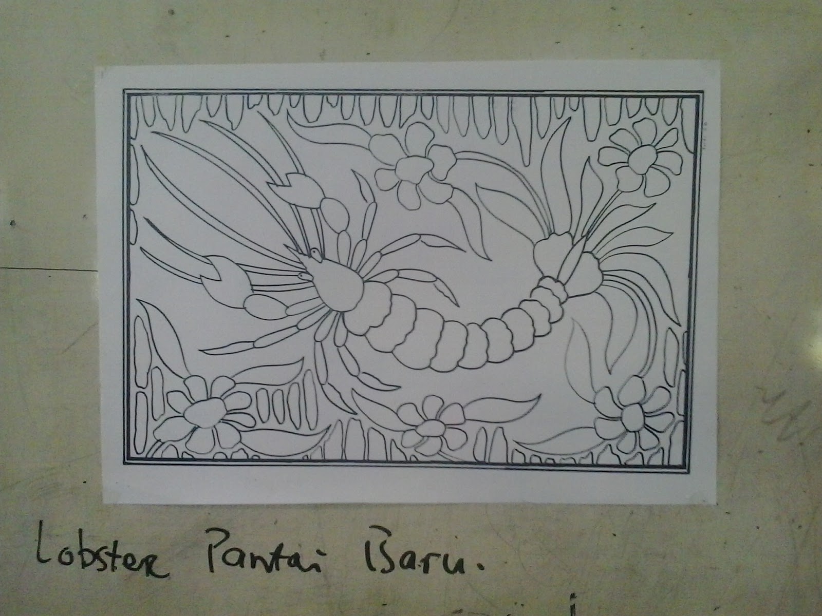  Gambar  Sketsa Batik Flora Dan Fauna Sobsketsa