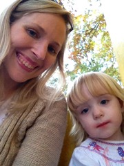 mama and hg on train