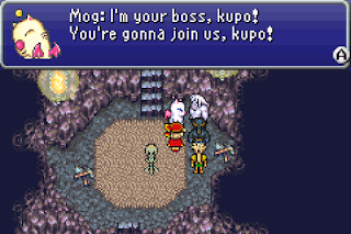 Mog forces Umaro, the yeti of Final Fantasy VI, into the party.