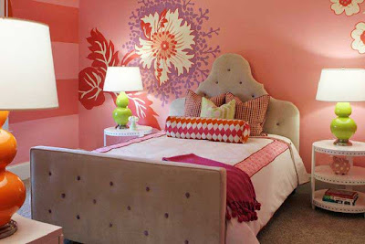 Contoh Gambar Desain Interior Kamar Minimalis Bernuansa Pink