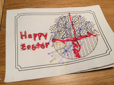 Happy Easter message from autistic son