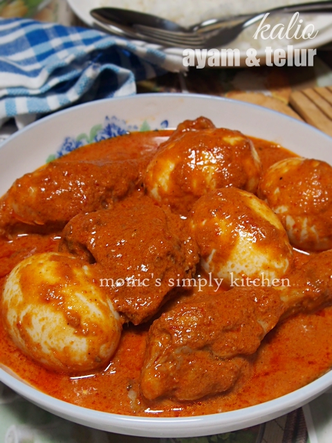 Kalio Ayam & Telur  Monic's Simply Kitchen