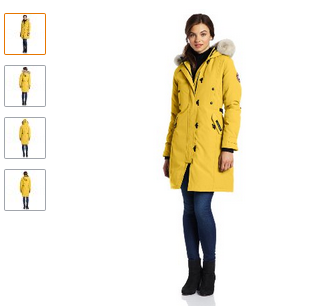 Warehouse Deal Canada Goose Women's Kensington Parka Coat