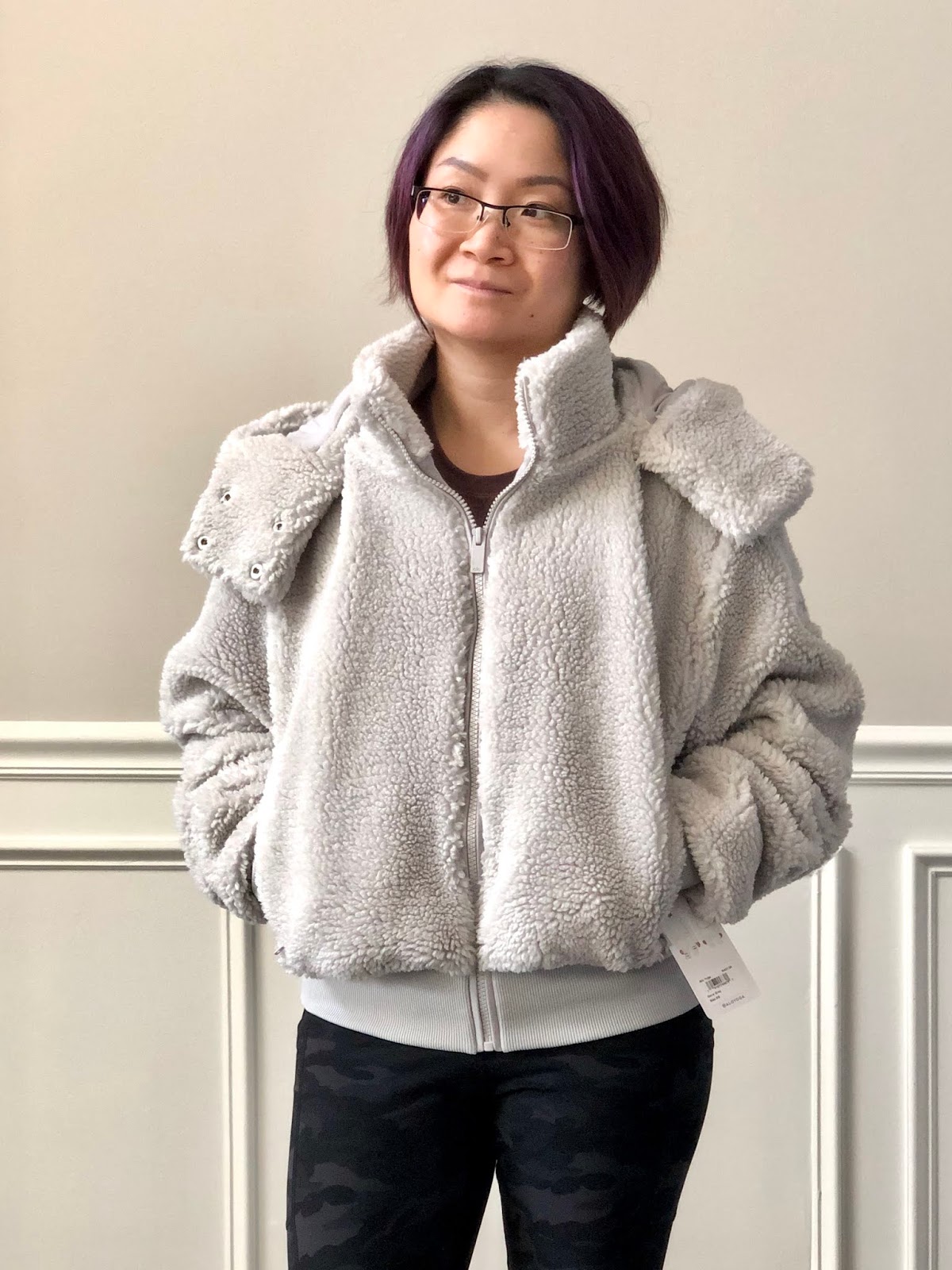 Fit Review! Alo Yoga Foxy Sherpa Jacket!