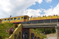 train jaune à La Cabanasse