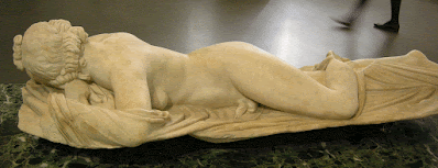 Hermafrodito Adormecido (século II), Museo Palazzo Massimo Alle Terme, parte do Museu Nacional de Roma
