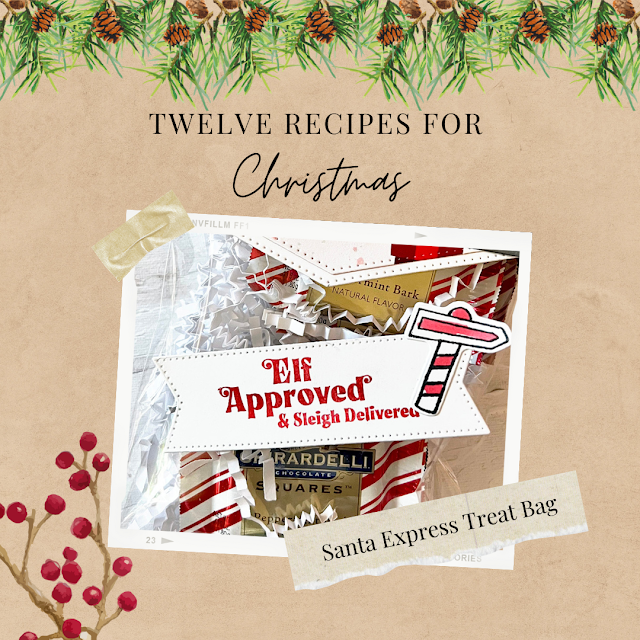 Twelve Recipes of Christmas - Santa Express Treat Bag (sneak peek) | Nature's INKspirations by Angie McKenzie