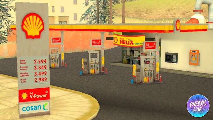 MOD MELHOR POSTO DE GASOLINA BRASILEIRO PARA PC FRACO & ANDROID - GTA SAN