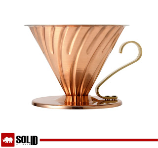 copper v60 coffee dripper