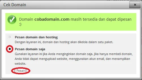  Pada saat anda ingin membuat blogspot anda terlihat lebih profesional seringkali anda per Cara Mudah Membeli Nama Domain Di RumahWeb.com