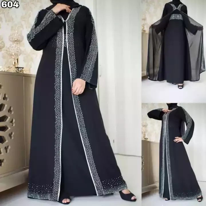 Zainab Collection Cod 604 Gamis Abaya Turkey Gamis Abaya Arab Model Long Cardy List Terbaru 2020 - Model gamis zainab terbaru