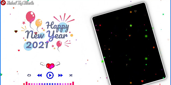 Happy new year whatsapp video | How to create happy new year video | Avee player template