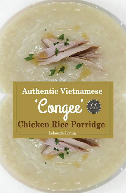 Vietnamese Chicken Rice Porridge Congee Recipe