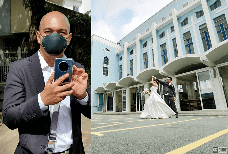 Top Filipino photographer Carlo Acetre used the Huawei Mate 40 Pro for the BTS of our wedding