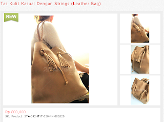 Tas Kulit Kasual String