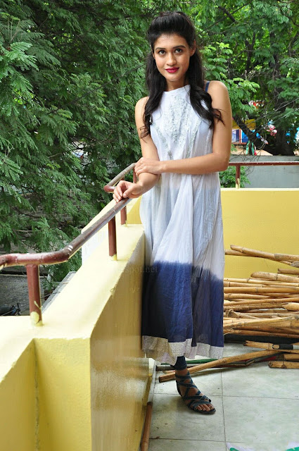 Kimaya Bhattacharya in White Long Kurti Dress