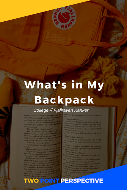 My Kanken is the backpack of my dreams. It's aesthetic. It's waterproof and a lovely yellow color. Instead of making me feel like I'm lugging around a bunch of heavy school materials, it makes me feel like I'm transporting sunshine (and lots of it -- textbooks are heavy!) [CLICK THROUGH TO SEE THE INSIDE OF MY BAG]