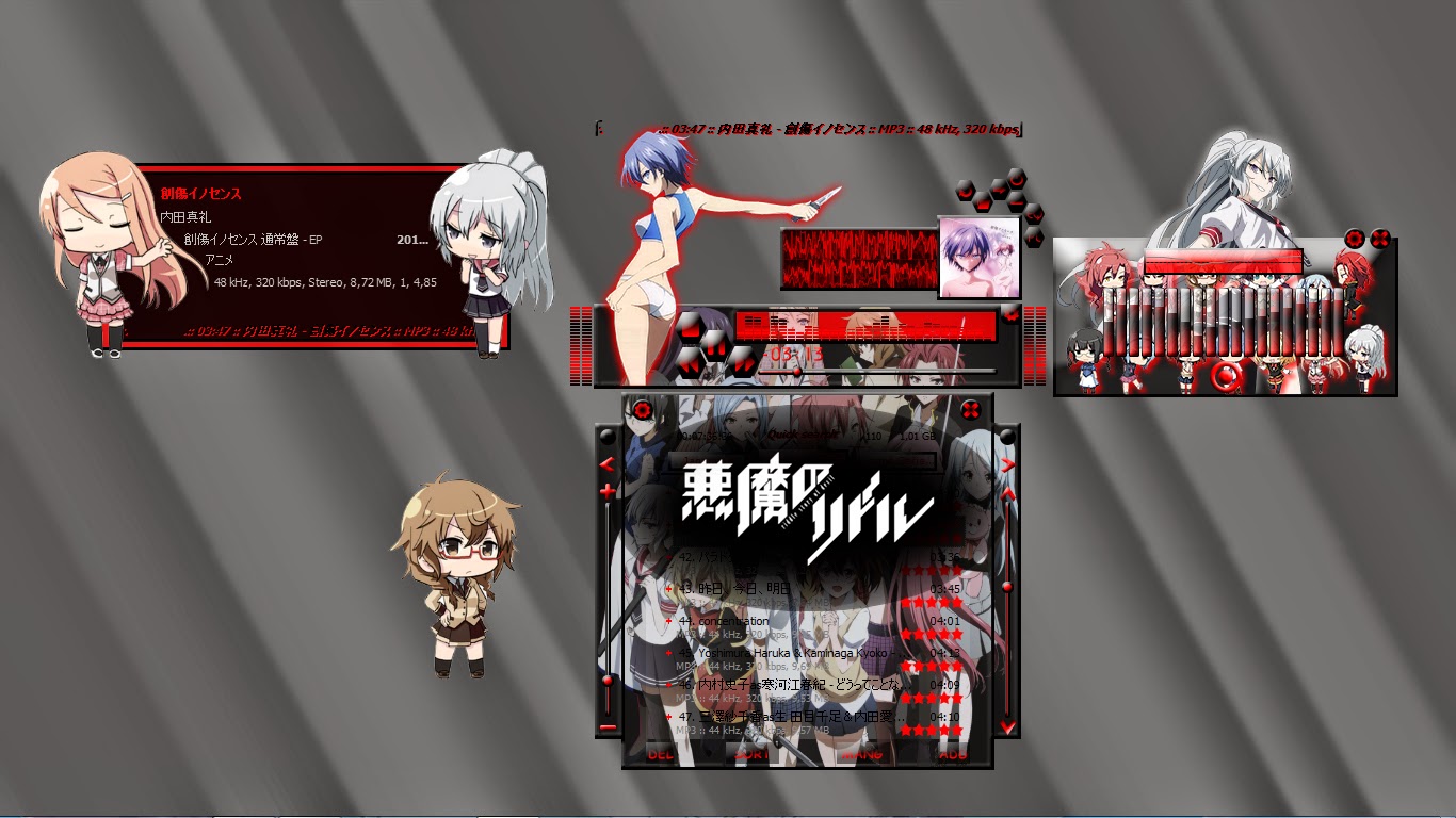 Aimp3 Anime Skin Akuma No Riddle B Suckers