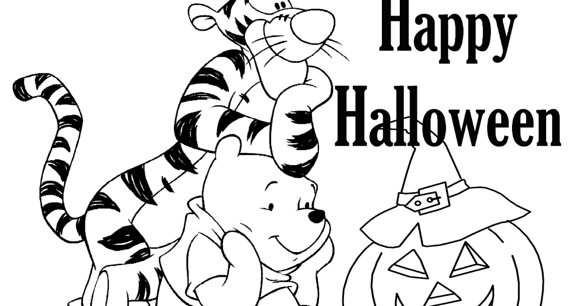 DISNEY COLORING PAGES: DISNEY HALLOWEEN COLOURING PICTURES