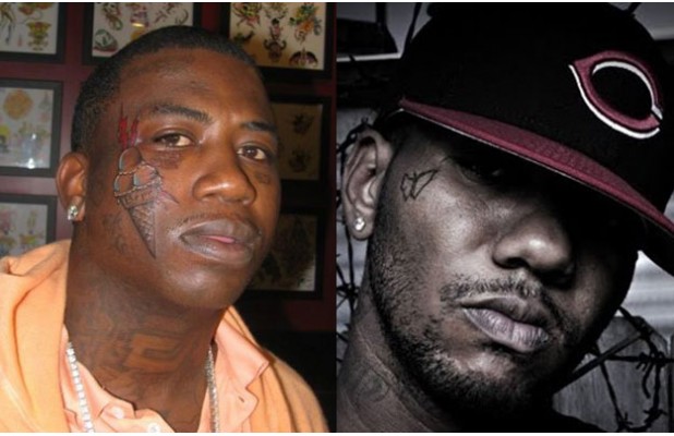 GUCCI MANE BEATS THE GAME IN UTTER STUPIDITY OF TATTOO PLACEMENT AND 