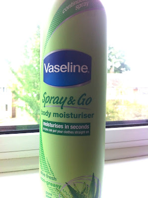 Vaseline Spray & Go Moisturiser // Review 