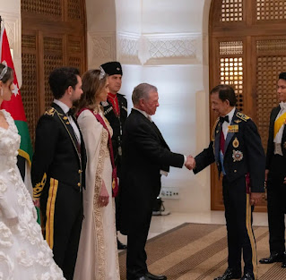 wedding reception Crown Prince Hussein