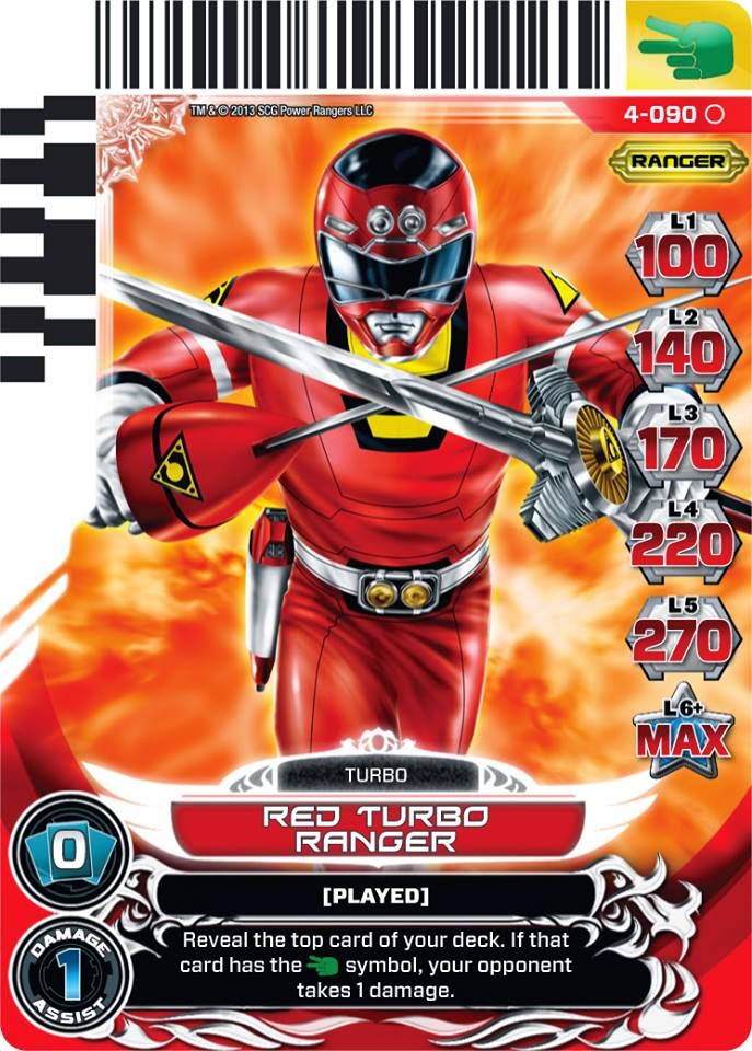 Power Rangers Action Card Game: Shift into Turbo! Introduction to Turbo
