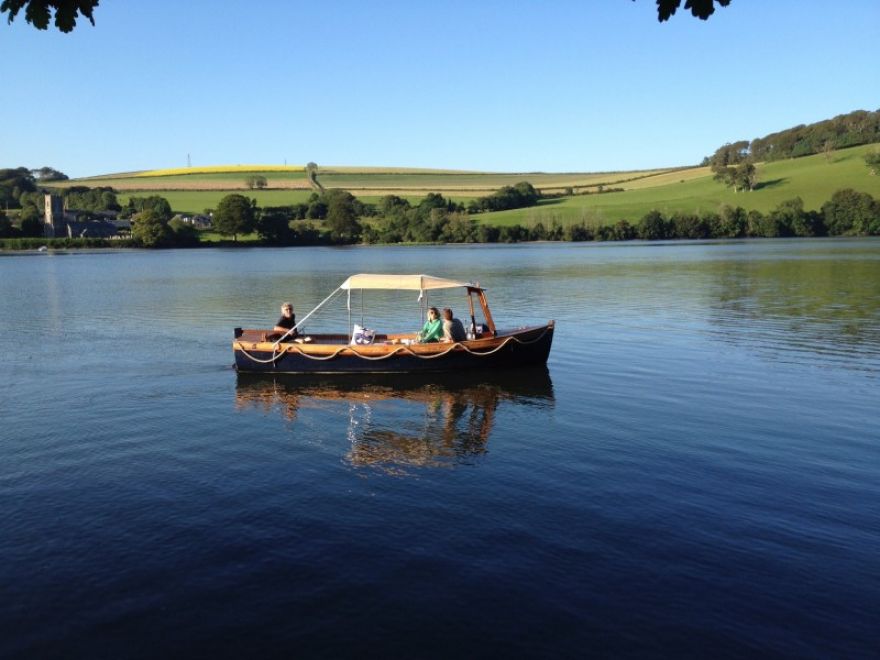 Picnic boat in Fowey