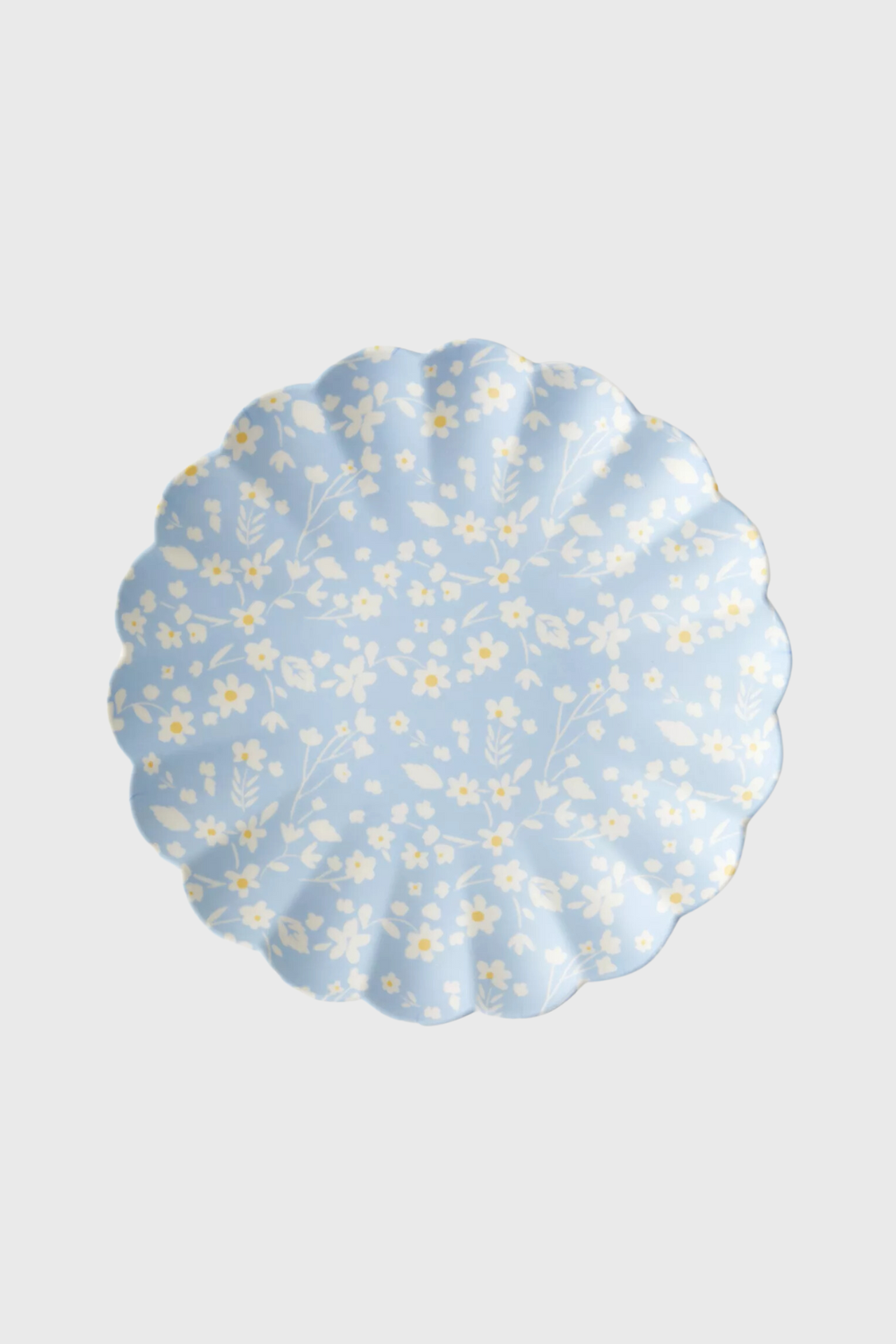 floral reusable bamboo large plate, set of 6