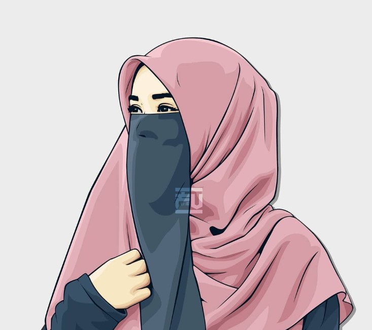   555 Gambar  kartun  muslimah  berhijab terbaru 2022 Kanalmu